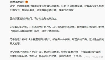 马宁的哨将成为常态？看懂足协的逻辑，就知道国安为什么一直丢分